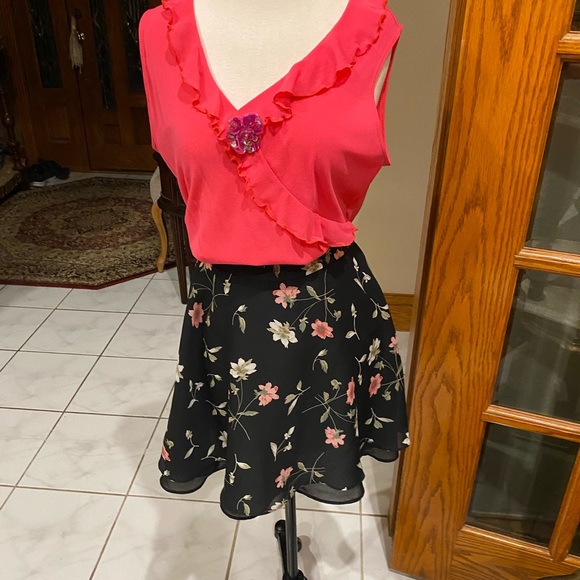 Vintage hot pink blouse by notations size xl made of shear soft fabric - Picture 5 of 6